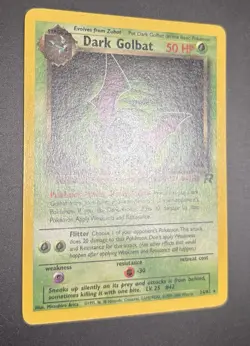 Pokemon Dark Golbat Team Rocket 24/82 Rare Pokemon Card TCG non-holo 27 - Image 3