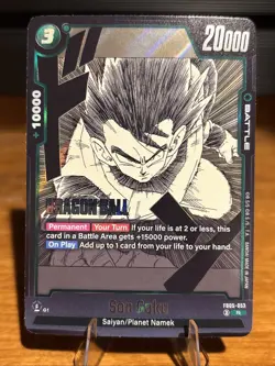 Son Goku FB05-053 Rare Foil Manga Art Dragon Ball Super Card Game | NM - Image 1