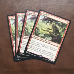 x4 Hired Claw MTG Bloomburrow NM - Image 1