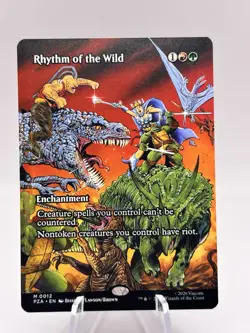 Rhythm of the Wild 0012 Borderless Teenage Mutant Ninja Turtles TMT MTG NM - Image 1