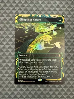 MTG Glimpse of Nature #0053 Foil R Secrets of Strixhaven: Mystical Archive (SOA) - Image 1