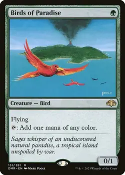 Birds of Paradise (Dominaria Remastered) - NM Pack Fresh Magic: The Gathering - Image 1