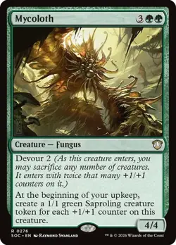 NM Mycoloth, MTG, Strixhaven Commander, Magic the Gathering, 276 - Image 1