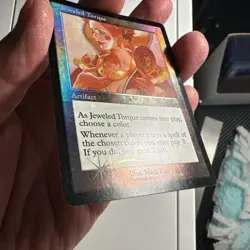 Jeweled Torque 1999 Mercadian Masques SHIFTED FOIL MISPRINT Artifact MTG NM AZ3 - Image 2