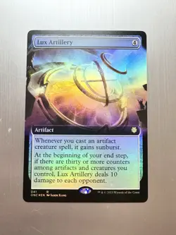 Lux Artillery - 41 - MTG: Phyrexia: All Will Be One - Extended Art - Rare - FOIL - Image 1
