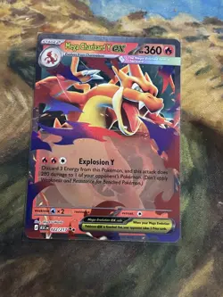 Mega Charizard Y ex Double Rare Holo ASC 022/217 NM Pokemon TCG - Image 1