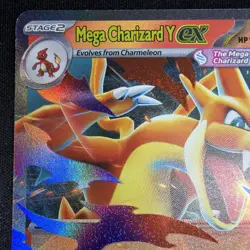 Mega Charizard Y ex 022/217 Rare Pokemon Ascended Heroes - Image 2