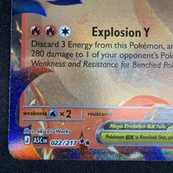Mega Charizard Y ex 022/217 Rare Pokemon Ascended Heroes - Image 5