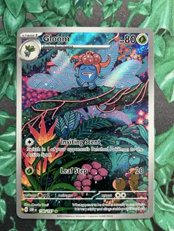 Pokemon Card - Gloom 198/197 Illustration Rare Obsidian Flames - Image 1