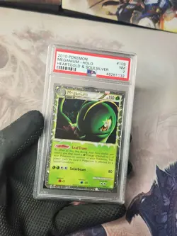 2010 Pokemon Heartgold Soulsilver Meganium Prime Holo #109 PSA 7 Graded Pokemon - Image 2