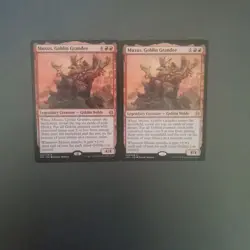 MTG Maxus JMP English Set of 2 Upper Class Goblin Card Gaming Collectible - Image 1