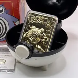 Burger King Pokemon Poliwhirl 23K Gold Plated Trading Card - Image 4