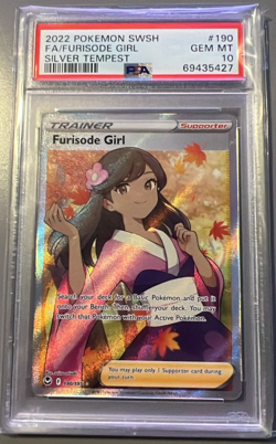 2022 POKEMON JAPANESE SWORD & SHIELD #082 FULL ART/FURISODE GIRL PSA 10 - Image 2