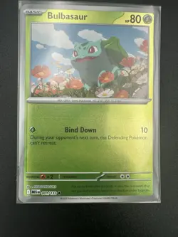 Bulbasaur 001/132 Reverse Holo Mega Evolution Pokemon TCG - Image 1