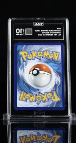Pokemon Mew 025/025 Celebrations Full Art Secret Rare Gold Holo TAG 10 2021 - Image 2