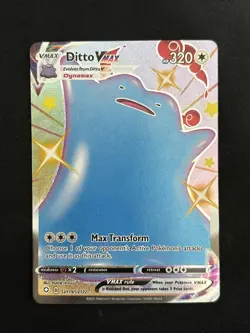 Pokemon Shining Fates Shiny Vault Ditto VMAX SV119/SV122 - Image 1