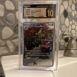Pokemon Scovillain Violet ex 081/078 Art Rare Holo CGC 10 Japanese - Image 1