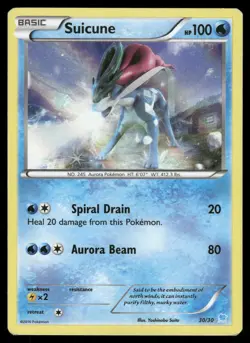 Suicune (30 30/30 Holo XY Trainer Kit: Pikachu Libre & Suicune Pokemon Holo HP - Image 1