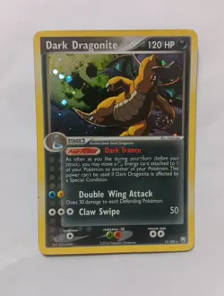 Dark Dragonite 15/109 EX Team Rocket Returns Holo Rare Vintage Pokemon TCG SWIRL - Image 4