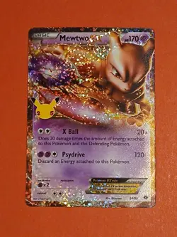 Pokemon Sword & Shield Celebrations Mewtwo EX 54/99 Classic Collection - Image 1