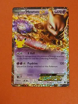 Pokemon Sword & Shield Celebrations Mewtwo EX 54/99 Classic Collection - Image 2
