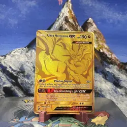 Ultra Necrozma GX - 78/70 Pokemon Dragon Majesty - Secret Rare HP / Dmg’d - Image 1