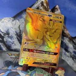 Ultra Necrozma GX - 78/70 Pokemon Dragon Majesty - Secret Rare HP / Dmg’d - Image 2