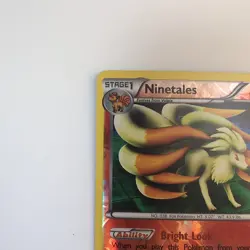 Pokemon TCG Ninetales Dragons Exalted 19/124 Reverse Holo - Rare LP - Image 3