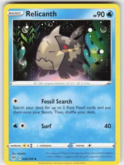 Relicanth 040/189 Uncommon Darkness Ablaze Pokemon Near Mint - Image 1