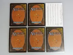 MTG 5 Card Set Defense Grid Mystic Remora Light Net Used English - Image 2