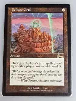 MTG 5 Card Set Defense Grid Mystic Remora Light Net Used English - Image 3