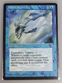 MTG 5 Card Set Defense Grid Mystic Remora Light Net Used English - Image 5