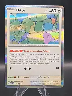 Ditto 151 Holo Pokemon TCG 132/165 Scarlet & Violet Rare - Image 1