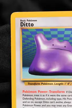 Ditto 18/62 LP Fossil Regular Rare Unlimited Pokemon TCG - Image 2