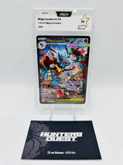 PCA 10 Carte Pokemon Mega Lucario ex Alternative 179/132 MEG fr - Image 1