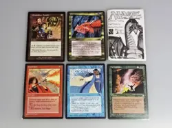 MTG 5 Card Set Pyroblast Kurenha Hydroblast Wateruha English Version Used - Image 1