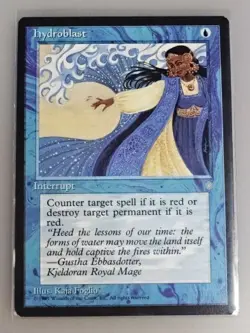 MTG 5 Card Set Pyroblast Kurenha Hydroblast Wateruha English Version Used - Image 5