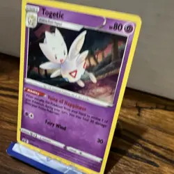 Pokemon Togetic SWSH276 Promo Holo Sword & Shield 2022 Fairy Wind - Image 3