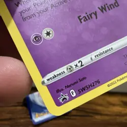 Pokemon Togetic SWSH276 Promo Holo Sword & Shield 2022 Fairy Wind - Image 5