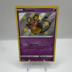 Pokemon Dedenne SV051/SV122 Shining Fates: Shiny Vault Shiny Holo Rare - Image 1