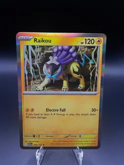Raikou 048/132 Rare Mega Evolution Pokemon Holo Near Mint - Image 1
