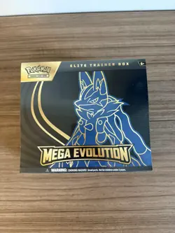 New Pokemon TCG: Mega Evolution Factory Sealed ETB Lucario - Image 1