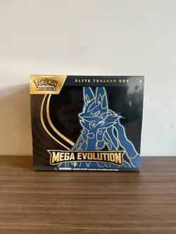 New Pokemon TCG: Mega Evolution Factory Sealed ETB Lucario - Image 2