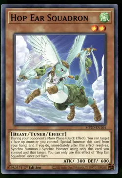 Hop Ear Squadron MP20-EN164 Common / Short Print Yu-Gi-Oh 1st Edition Near Mint - Image 1