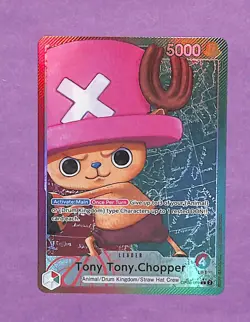 One Piece TCG Tony Tony.Chopper OP08-001 Parallel NM-MT Unplayed - Image 1