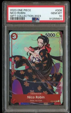 2023 One Piece English NICO ROBIN Gift Collection 2023 ST01-008 - PSA 10 - Image 1