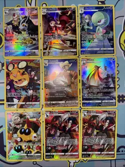 POKEMON TCG LOT OF 9 English Trainer Gallery Pokemon TCG Lot X9 English Cards - Image 1