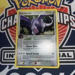 Aerodactyl (1/92) Stamped Reverse Holo EX Legend Maker Pokemon Card! - Image 2