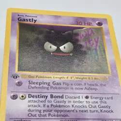 Near Mint | 1st Edition Base Set Shadowless | Gastly 50/102 | Pokemon Card - Image 2