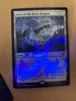 Ampersand Cave of the Frost Dragon FOIL MTG AFR English Card Used - Image 1